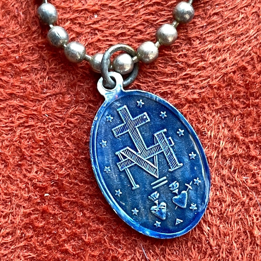 Handcrafted Christian MARY Themed PRAYER Charm BRACELET O/S
